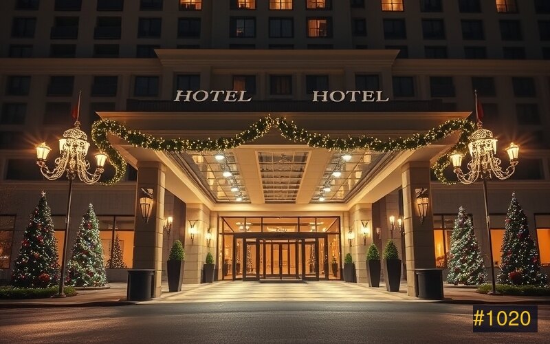 Hotels & Resorts holiday lighting